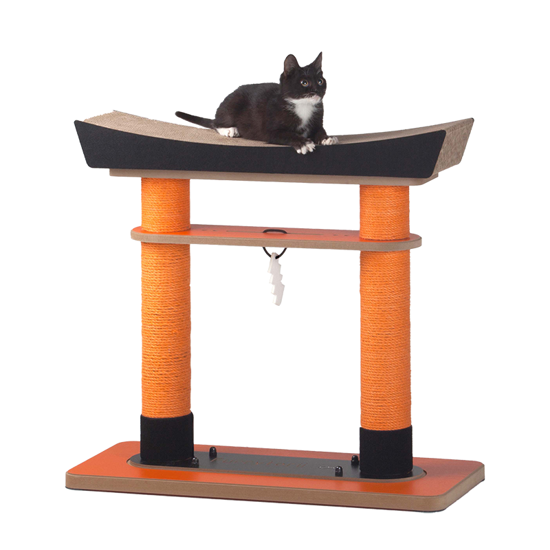 Torii Cat Scratcher Corrugated Cardboard Sisal Cat Scratcher ArkPet