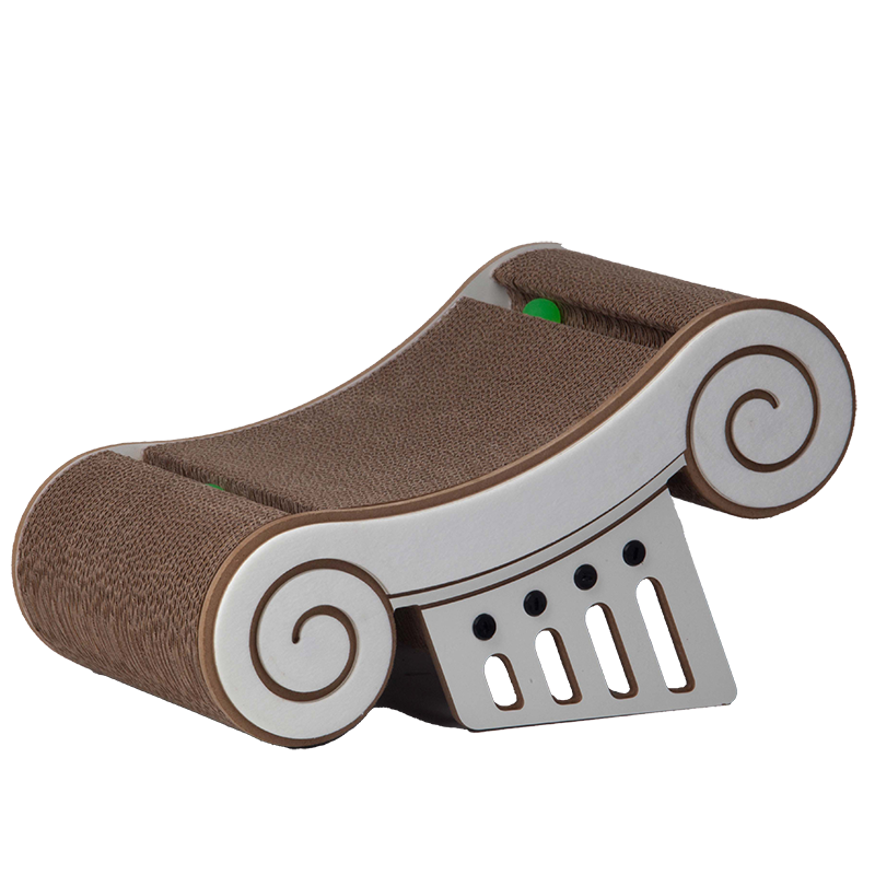 Roman Column Cat Scratcher | Corrugated Cardboard Cat Scratcher