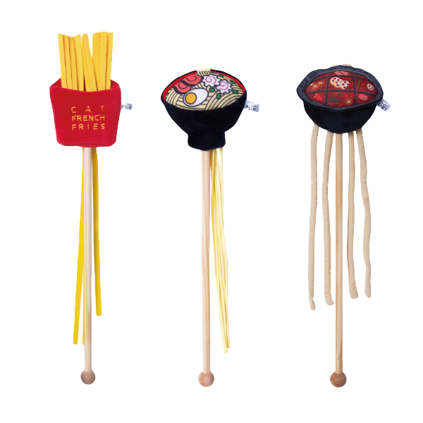 Food Series Cat Teaser Wand Toy