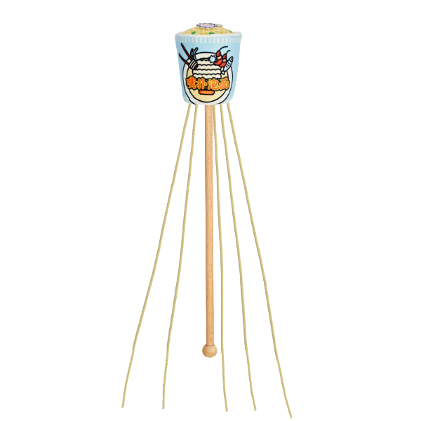 Cup Noodle Cat Teaser Wand Toy