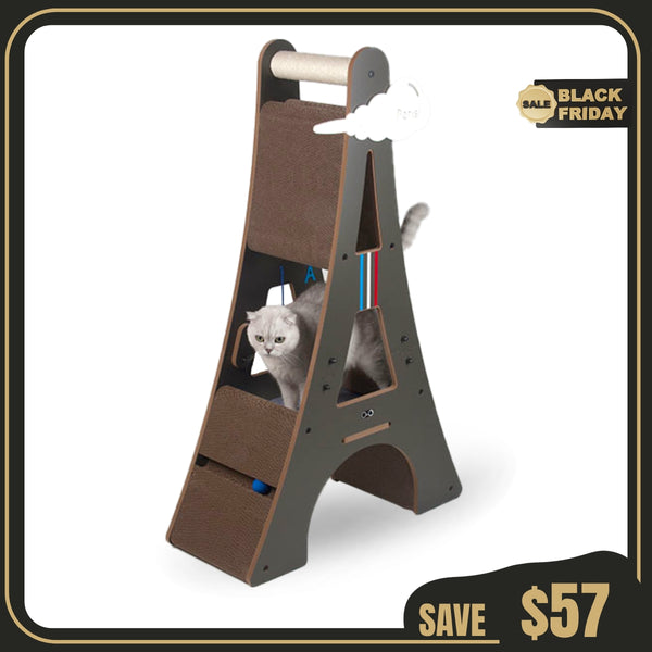 Eiffel Tower Cat Tree and Scratcher