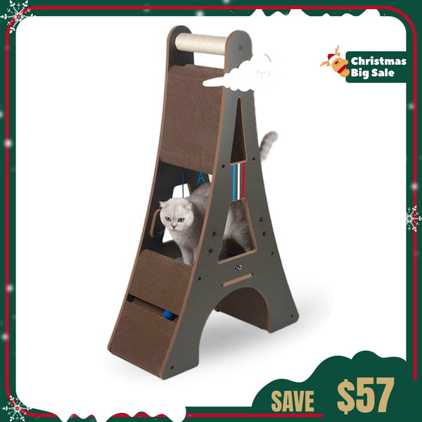 Eiffel Tower Cat Tree and Scratcher