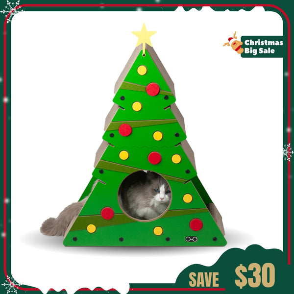 Christmas Tree Cat Scratcher
