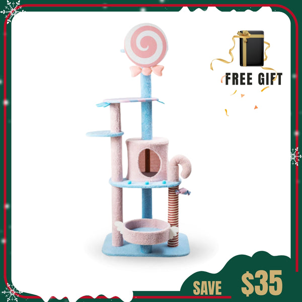 Pink Lollipop Climbing Cat Tree