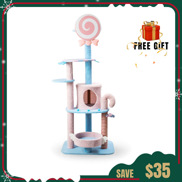 Pink Lollipop Climbing Cat Tree