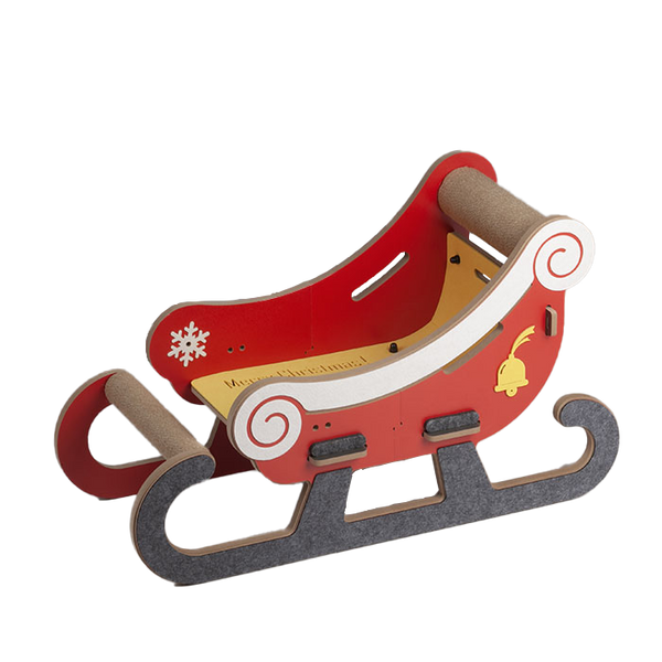 Christmas Sleigh Cat Scratcher